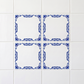 Set of 4 Azulejo Pattern-Only Tiles · Save 65%