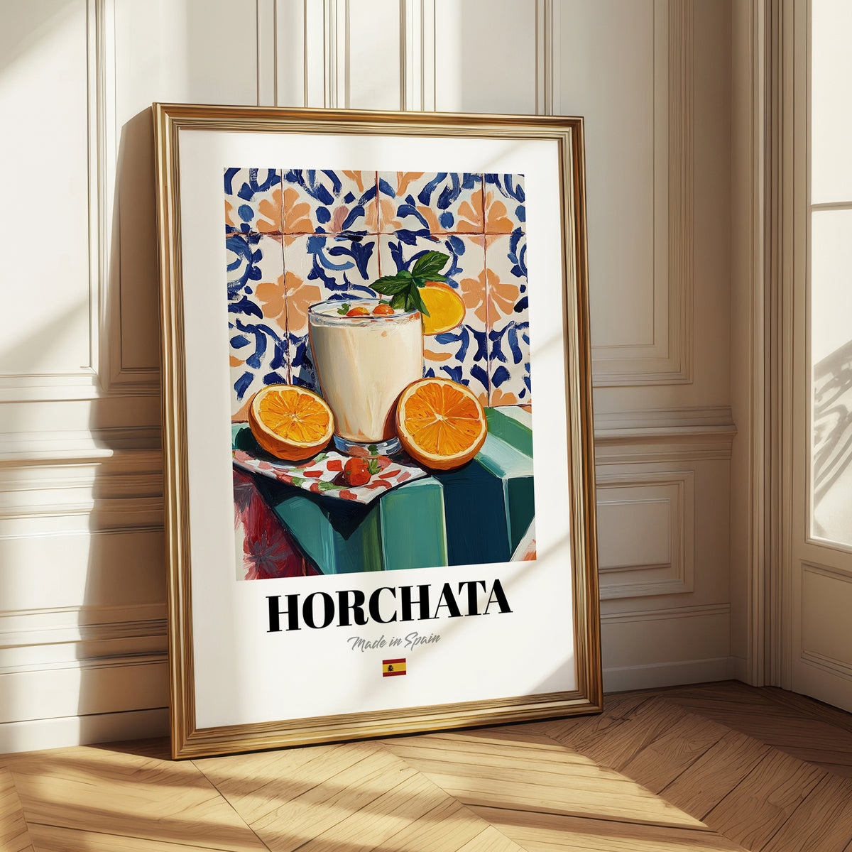 Horchata – Spanish Beverage Drink, Cocktail Lounge Art