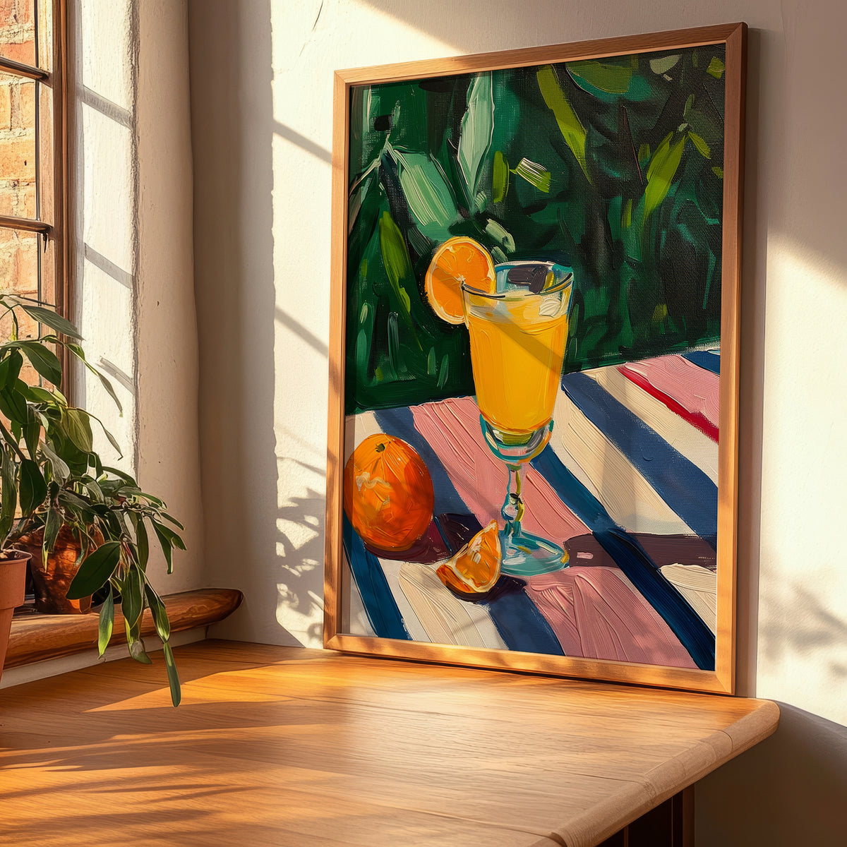 Agua de Valencia – Spanish Cocktail Drink, Sky Bar Wall Art, clean layout with no caption