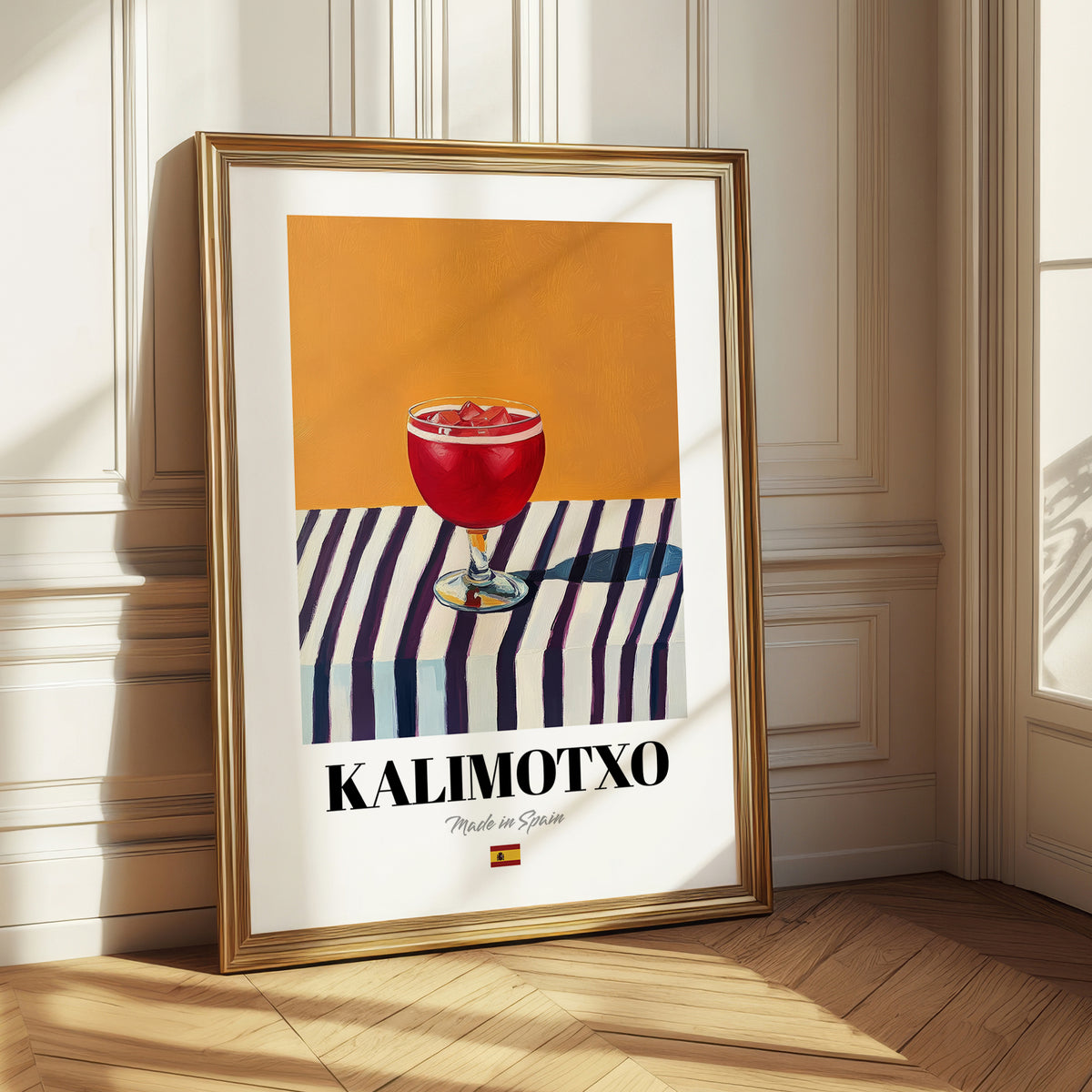 Kalimotxo – Spanish Cocktail Drink, Cocktail Lounge Painting