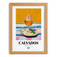 Calvados – French Spirit Drink, Hotel Lobby Wall Art, set in oak frame
