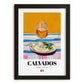 Calvados – French Spirit Drink, Hotel Lobby Wall Art, in sleek black frame
