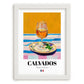 Calvados – French Spirit Drink, Hotel Lobby Wall Art, placed in minimal white frame