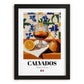 Calvados – French Spirit Drink, Hotel Lobby Still Life, in sleek black frame