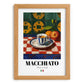 Macchiato – Italian Coffee, Café Poster, set in oak frame