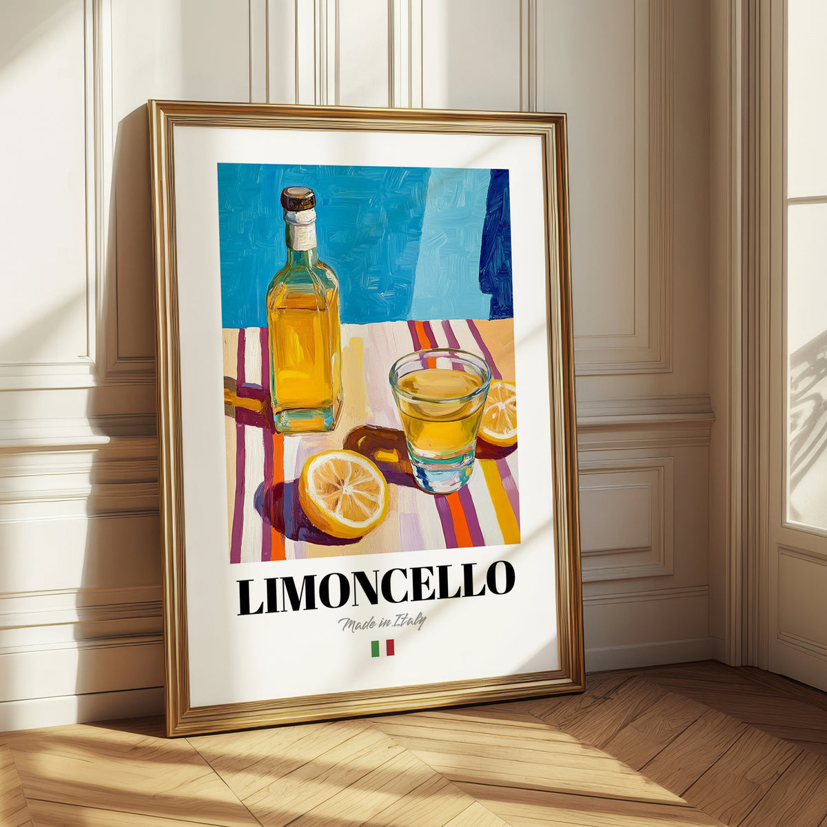 Limoncello – Italian Liqueur Drink, Rooftop Terrace Wall Art