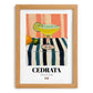 Cedrata – Italian Beverage Drink, Sky Bar Wall Art, set in oak frame