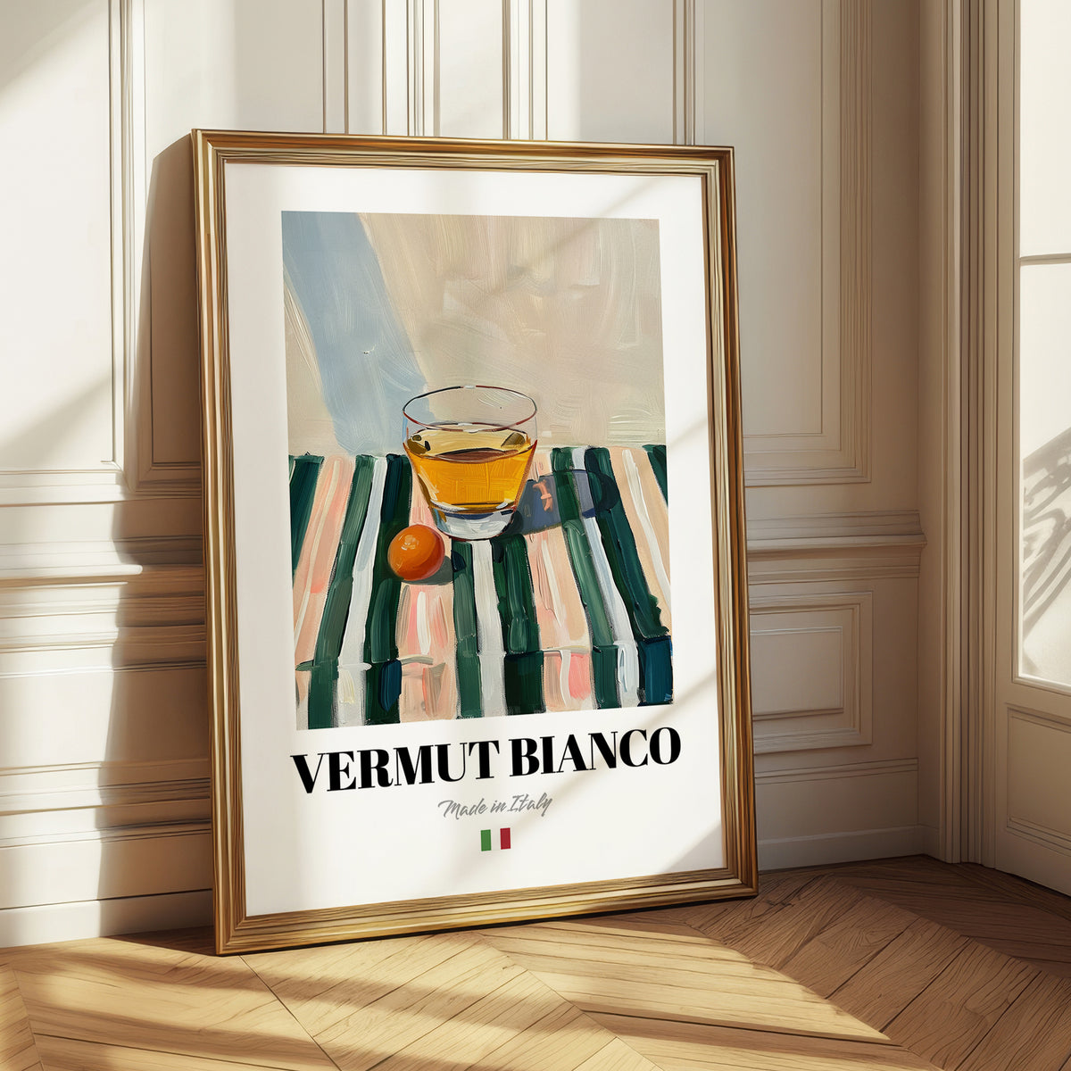 Vermut Bianco – Italian Cocktail Drink, Sky Bar Print