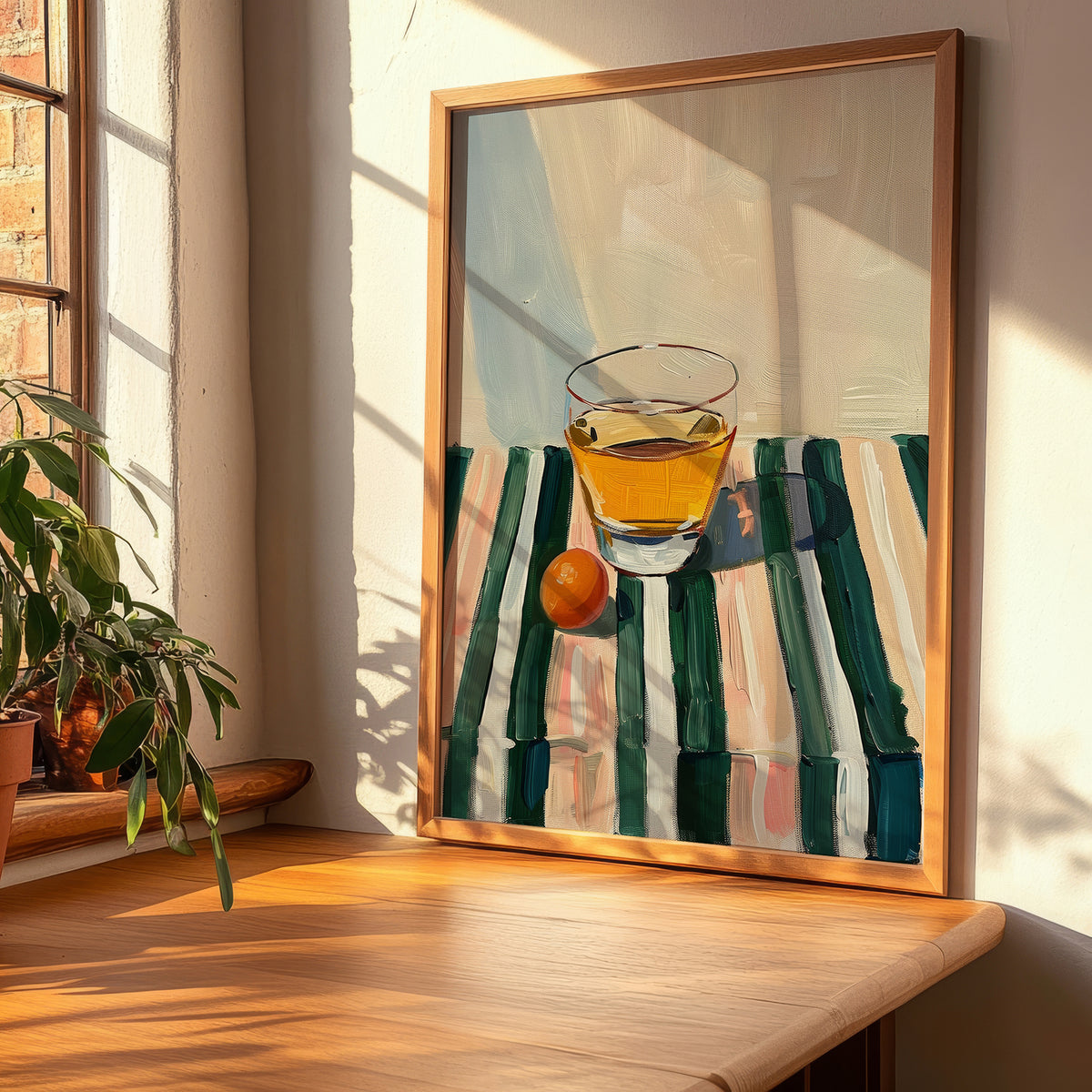 Vermut Bianco – Italian Cocktail Drink, Sky Bar Print, clean layout with no caption
