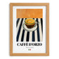 Caffè d'Orzo – Italian Coffee, Café Art, set in oak frame