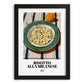Risotto alla Milanese – Italian Rice Dish, Café Wall Art, in sleek black frame