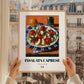 Insalata Caprese – Italian Salad Dish, Café Poster, styled in a charming Paris street view