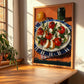 Insalata Caprese – Italian Salad Dish, Café Poster, clean layout with no caption