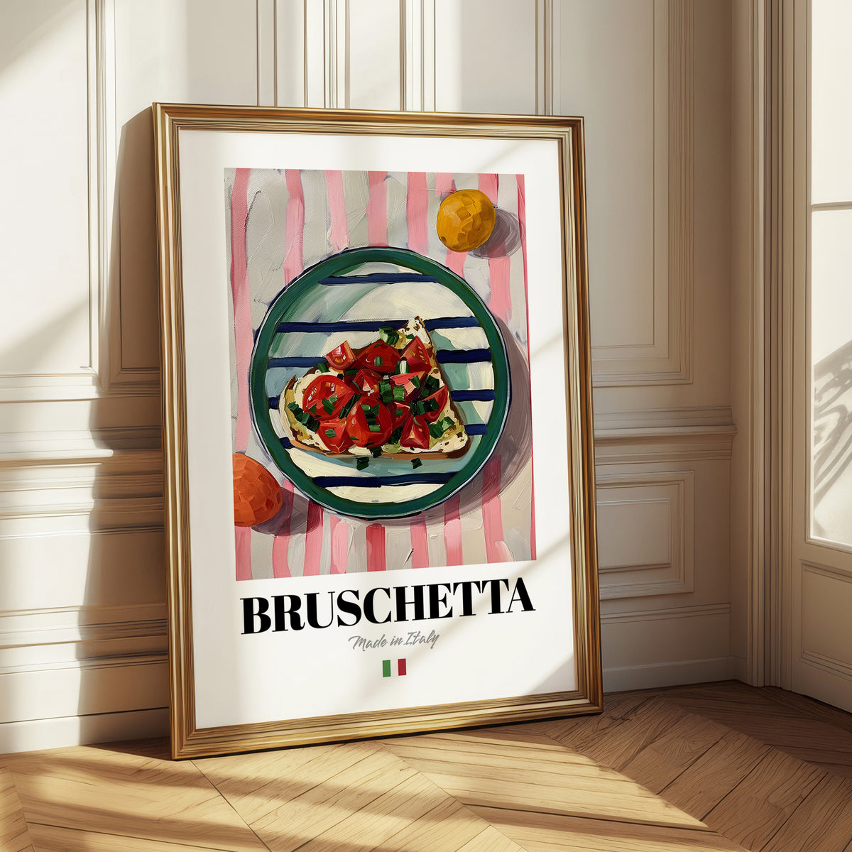 Bruschetta – Italian Snack Dish, Fine Dining Restaurant Print