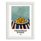 Tagliatelle al Ragu – Italian Pasta, Ristorante Painting, placed in minimal white frame