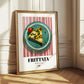 Frittata – Italian Snack Dish, Restaurant Poster