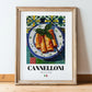 Cannelloni – Italian Pasta, Ristorante Print, in wooden frame leaning on the floor
