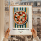 Pizza Napoletana – Italian Pizza, Pizzeria Still Life, styled in a charming Paris street view