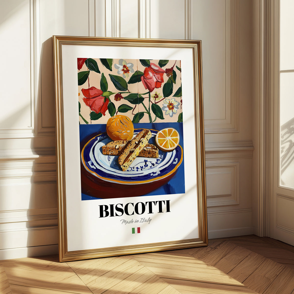 Biscotti – Italian Biscuits Dish, Bistro Print