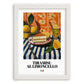 Tiramisu al Limoncello – Italian Dessert Dish, Restaurant Painting, placed in minimal white frame