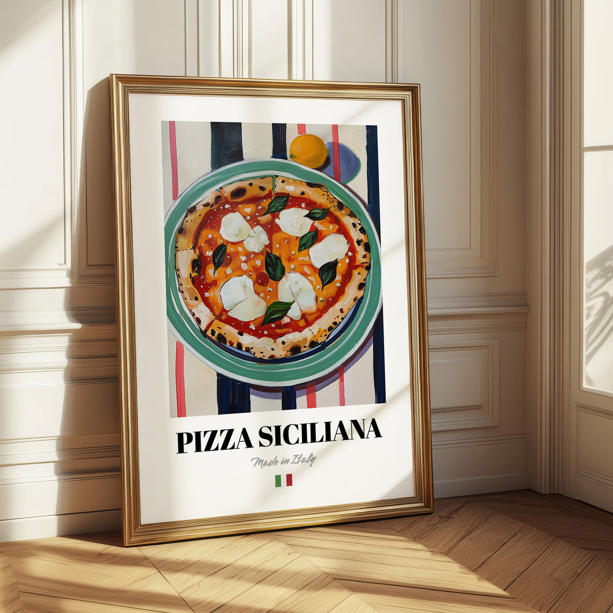 Pizza Siciliana – Italian Pizza, Restaurant Poster
