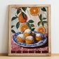 Bomboloni – Italian Pastry Dish, Restaurant Painting, no-text version framed in wood