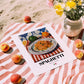 Spaghetti – Italian Pasta, Osteria Wall Decor, unframed on coastal sand