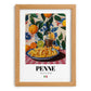 Penne – Italian Pasta, Ristorante Art, set in oak frame