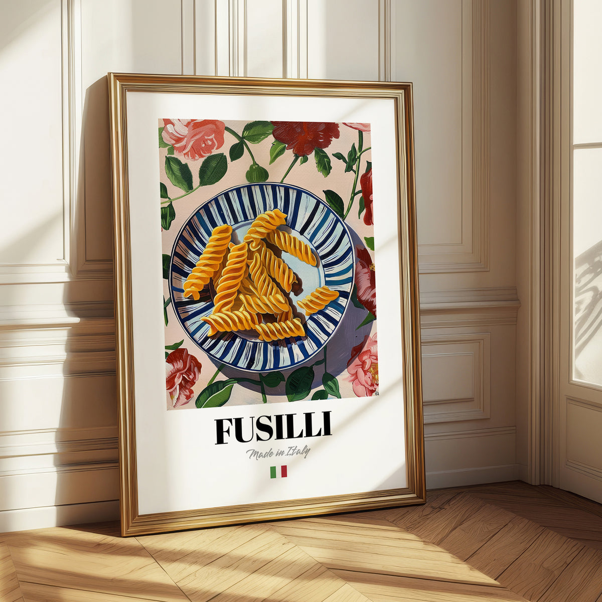 Fusilli – Italian Pasta, Osteria Print