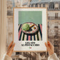 Gelato al pistacchio – Italian Gelato, Artisan Ice Cream Shop Art, styled in a charming Paris street view