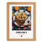 Fried Rice (Chǎofàn) – Art, Chinese Food Wall Painting, set in oak frame