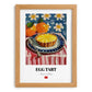 Egg Tart (Dàn Tǎ) – Art, Chinese Dessert Wall Decor, set in oak frame