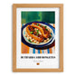 Butifarra amb Mongetes – Art, Spanish Food Still Life, set in oak frame
