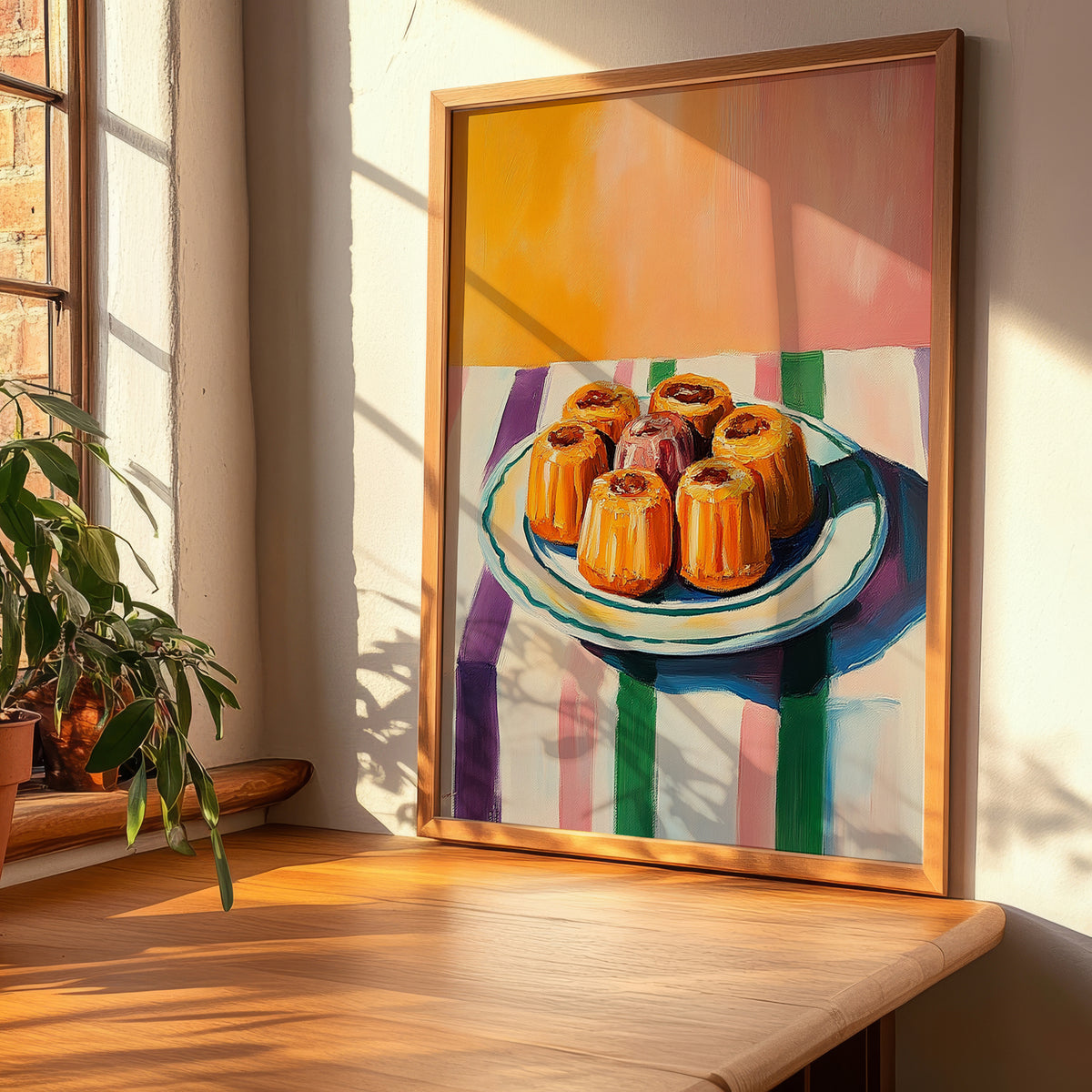 Canelés de Bordeaux – Art, French French Pastry Still Life, clean layout with no caption