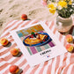 Crêpes – Art, French French Pastry Painting, unframed on coastal sand