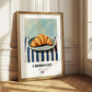 Croissant – Art, French French Pastry Still Life 