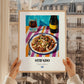 Stifado – Art, Greek Food Painting, styled in a charming Paris street view