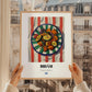 Briám – on Striped Tablecloth, Greek Food Wall Illustration, styled in a charming Paris street view