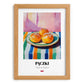Pączki – Oil Painting, Polish Pastry Poster, set in oak frame