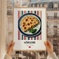 Gözleme – on Striped Tablecloth, Turkish Pastry Wall Decor, styled in a charming Paris street view