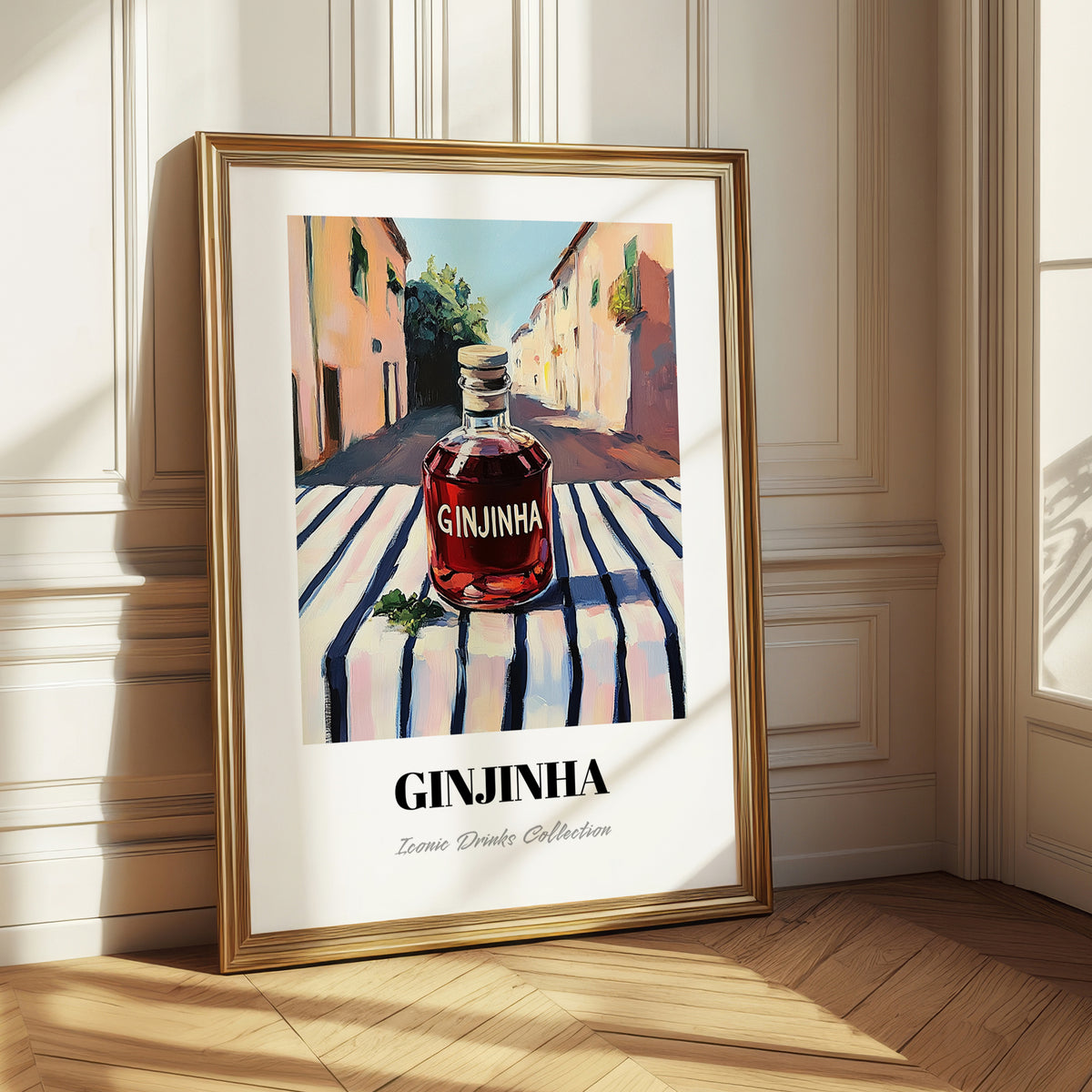Ginjinha – Portuguese Street Café Scene, Portuguese Spirit Wall Decor