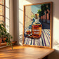 Armenian Brandy – Armenian Urban Café Scene, Armenian Tea Wall Decor, clean layout with no caption