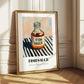Fish Sauce – on Striped Tablecloth, Grocery Painting