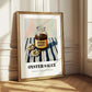 Oyster Sauce – on Striped Tablecloth, Grocery Painting