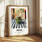 Green Pesto – Italian Outdoor Café Scene, Food Shelf Print