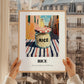 Rice – Italian Café on the Corner, Kitchen Storage Print, styled in a charming Paris street view