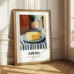 Gouda – Italian Outdoor Café Scene, Cheese Wall Painting