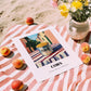Corn – Italian Urban Café Scene, Canned Vegetables Painting, unframed on coastal sand