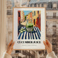 Cucumber Juice – Italian Outdoor Café Scene, Lemonade Wall Decor, styled in a charming Paris street view