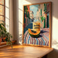 Papaya Juice – Italian Urban Café Scene, Lemonade Wall Art, clean layout with no caption